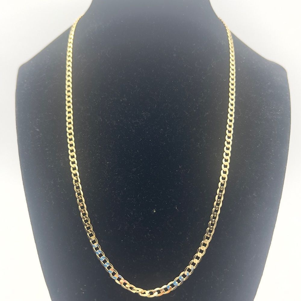 18k gold plated Cuban link chain - Picture 5 of 9